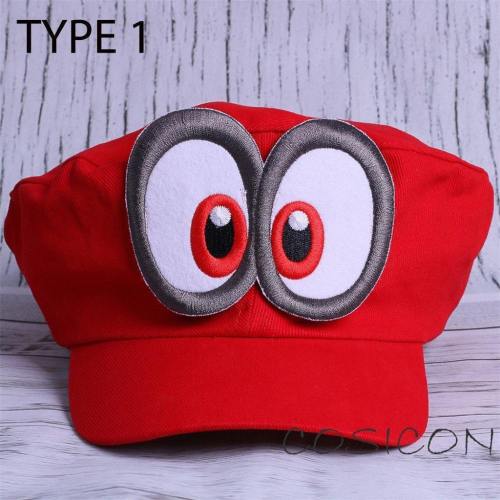 Nintendo Super Mario Odyssey Cappy Red Hat Cosplay Cap