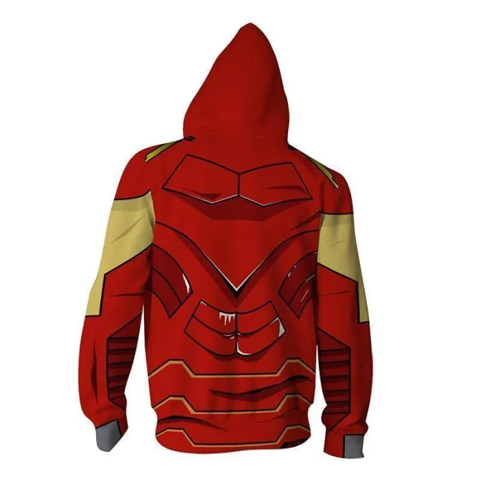 The Avengers Hoodie - Captain America Zip Up Hoodie Csos00L
