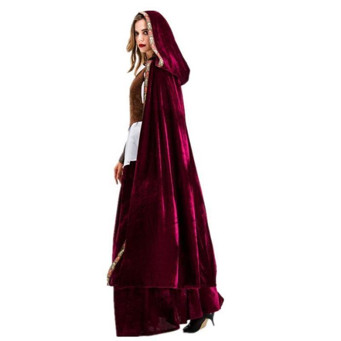 Little Red Riding Hood Long Dress Costume Queenhood