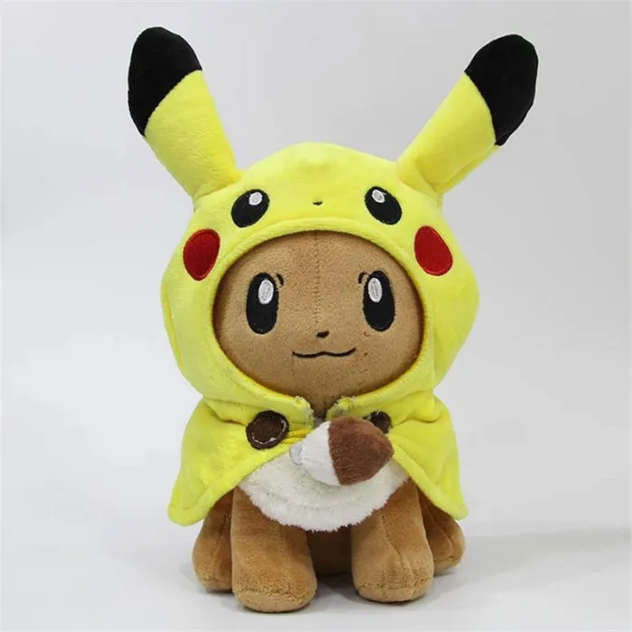 Pocket Animals Pikachu Eevee Gengar Plush Stuffed Dolls Toy Kids Gift