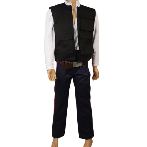 Star Wars Anh A New Hope Han Solo Costume Vest Shirt Pants