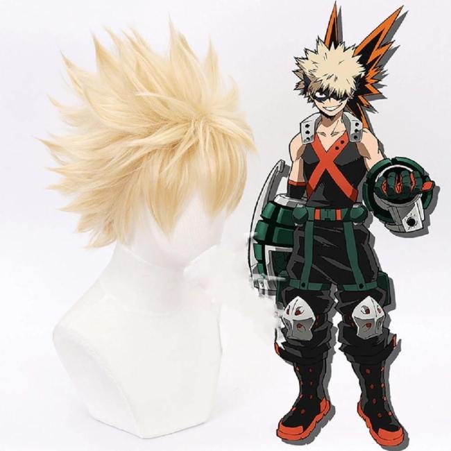 My Hero Academia Bakugou Katsuki Bakugo Shoto Todoroki Baku Wigs