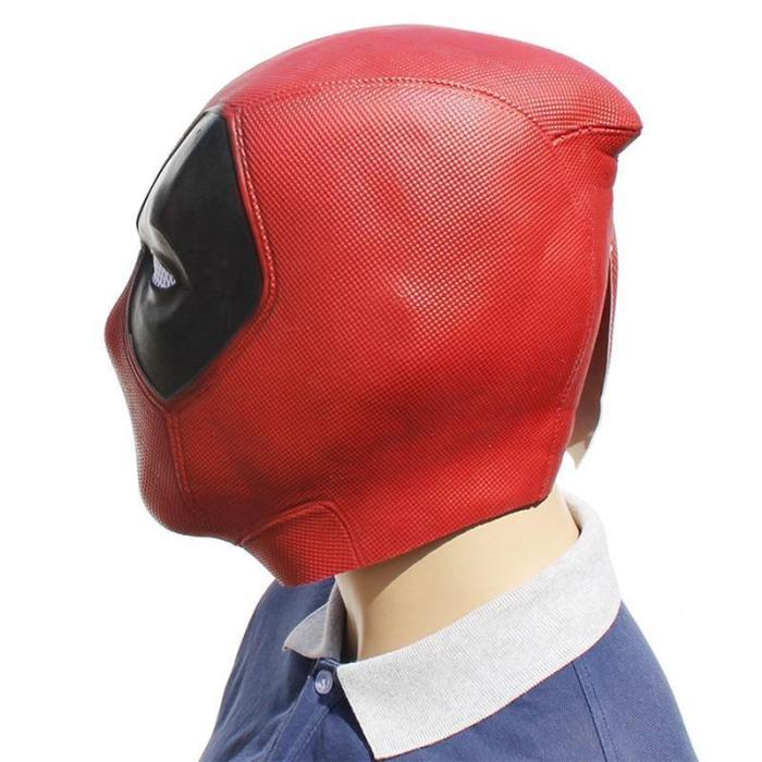 Deadpool Captain America Latex Full Head Helmet Party Costume Props