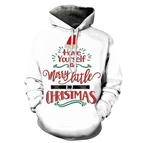 Merry Little Christmas Hoodie - Sweatshirt, Hoodie, Pullover