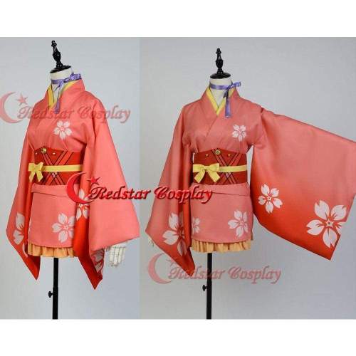 Kabaneri Of The Iron Fortress Mumei Nameless Cosplay Costume Kimono Outfit Dress