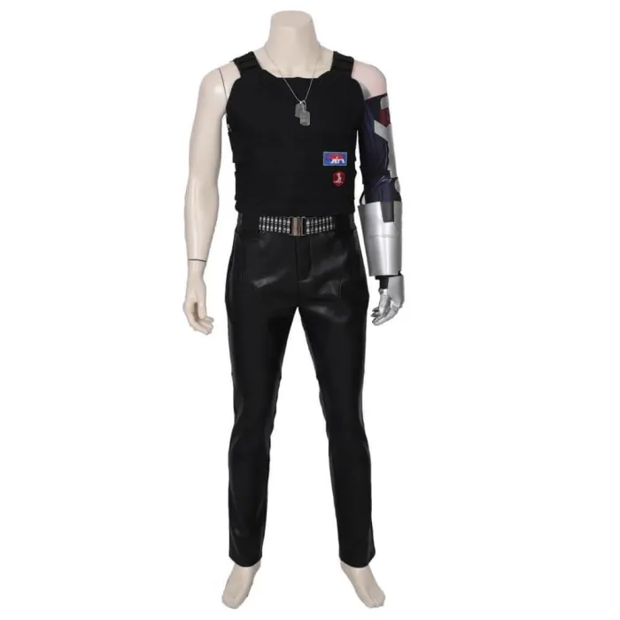 Cyberpunk  Johnny Silverhand Costume Full Set Halloween Cosplay Suit