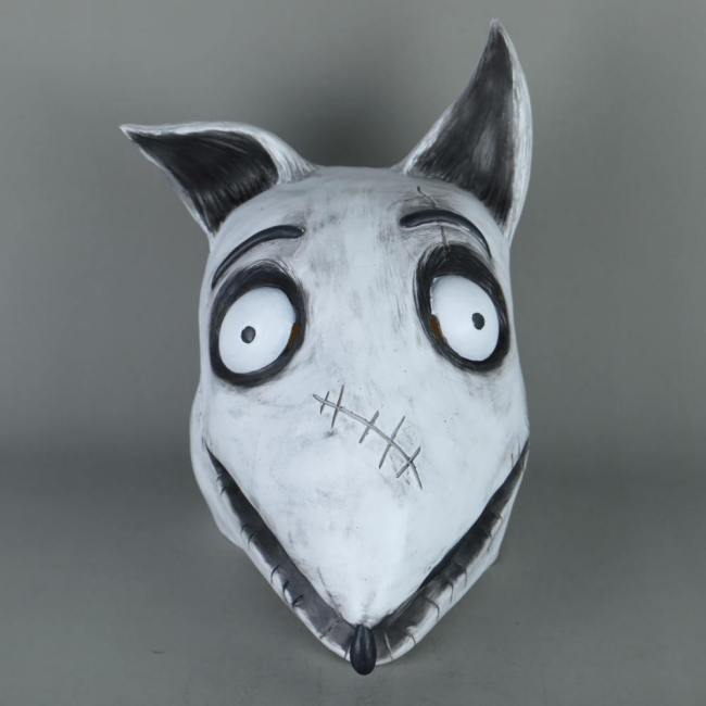 New Frankenweenie Mask Cosplay Sparky Masks Animal Dog Mask Halloween Party Scary Prop