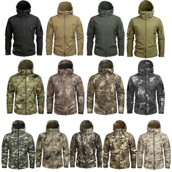 Military Tactical Camouflage Jacket With Hoodie Version 1