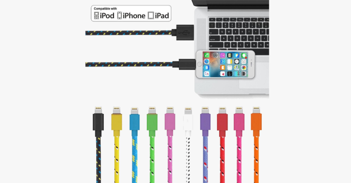 Braided Lightning Cable For Iphone & Android -Bfcm