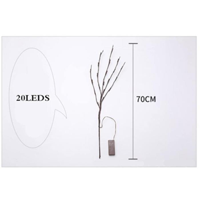 Led Willow Twig Branches Light