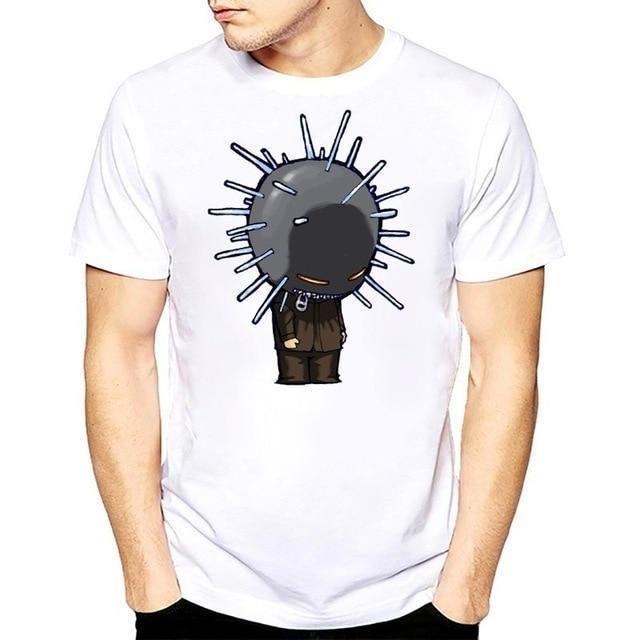 Slipknot Pingu T Shirts Men Short Sleeve Hip Hop Rock T Shirt Punk T Shirt Slipknot
