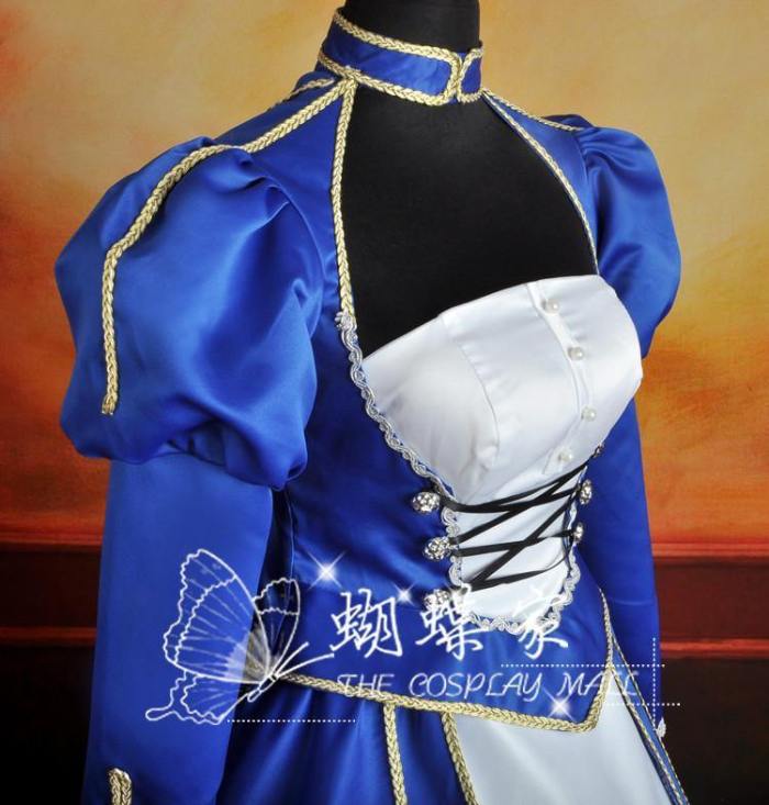 Fate Zero Fate Stay Night Saber Cosplay Dress/Costume
