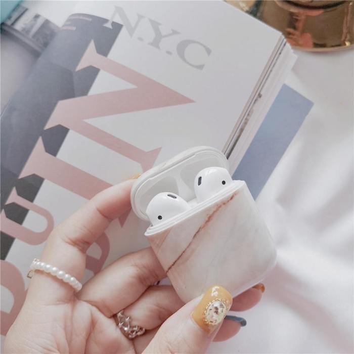 Class Mangix Marble Silicone Apple Airpods Protective Case Cover