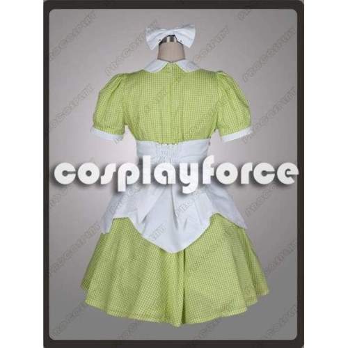 Bioshock Little Sister Green Plaid Cosplay Costumes