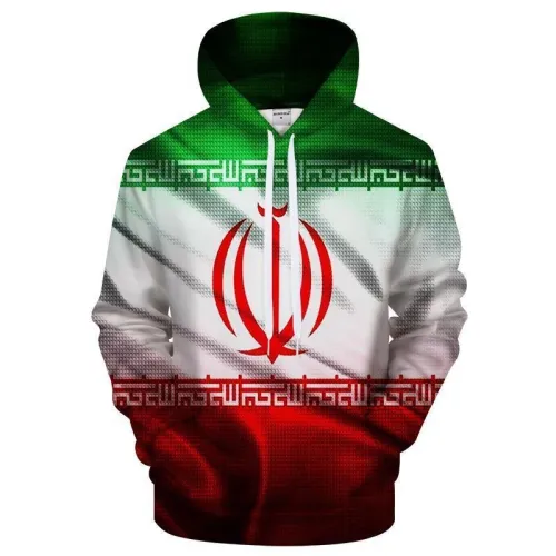 Iran Flag 3D - Sweatshirt, Hoodie, Pullover