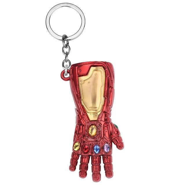 Ironman Action Figure Keychain Avengers Glove Kids Boys Birthday Gift