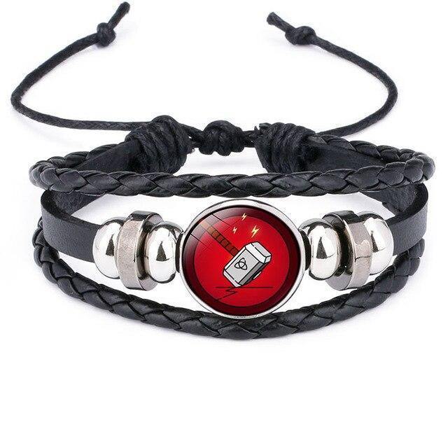 The Avengers Captain America Shield Deadpool Thor Batman Charms Bracelet