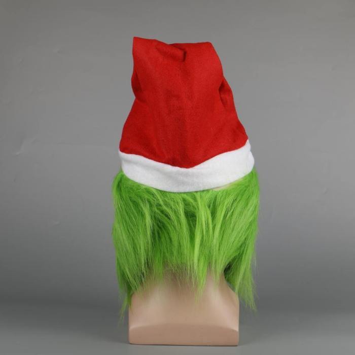 How The Grinch Stole Christmas Cosplay Mask Santa Claus Grinch Mask