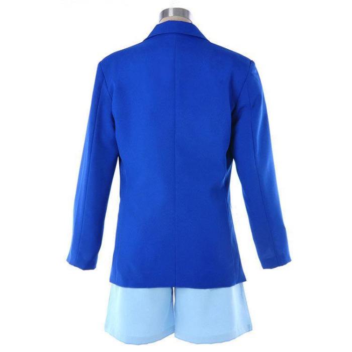 Detective Conan Costume For Men And Boys Blue Uniforms Cosplay