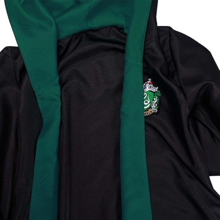 Harry Potter Slytherin Magic Gown Robe Halloween Carnival Suit Cosplay Costume