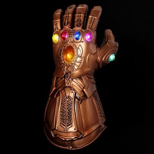 Avengers 4 Endgame Thanos Infinity Gauntlet Cosplay Arm Thanos Latex Gloves Arms Armor Marvel Superhero Weapon Party Props