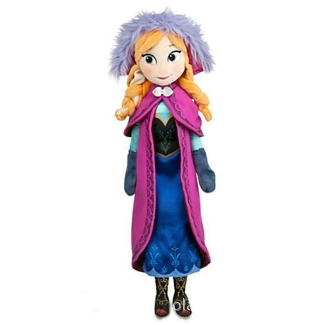 Snow Queen Frozen 2 Elsa Plush Doll Princess Anna Elsa Doll Toys Elza Stuffed Plush Kids Toys Halloween Christmas Birthday Gift