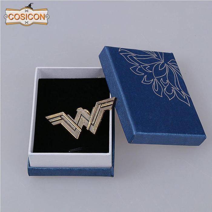 Justice League The Flash Wonder Woman Superman Aquaman Badge Brooch