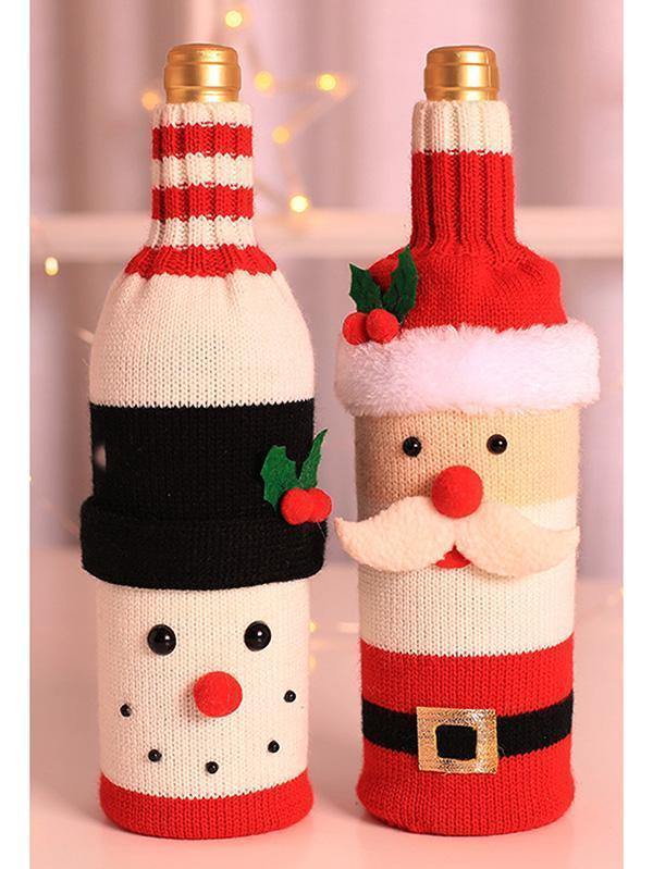 Christmas Wine Bottle Cover Sweater Party Decoration