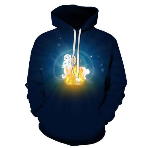 The Bright Aries - March 21 To April 20 3D Sweatshirt Hoodie Pullover.