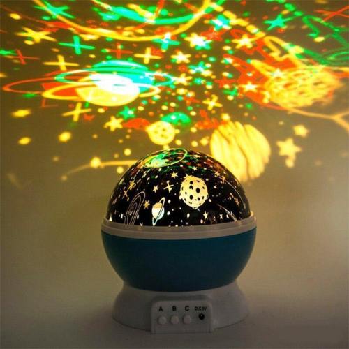 Led Music Rotating Star Projector Baby Night Sleep Light Toy Gift