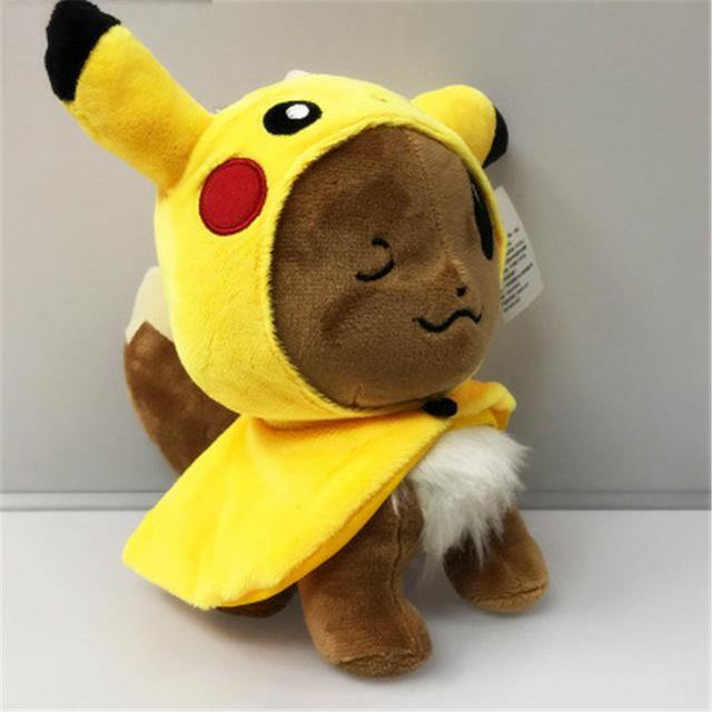 Pocket Animals Pikachu Eevee Gengar Plush Stuffed Dolls Toy Kids Gift