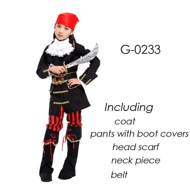 Halloween Carnival Party Costume For Girl Girls Kids Children Pirate Costumes Fantasia Infantil Cosplay Clothing