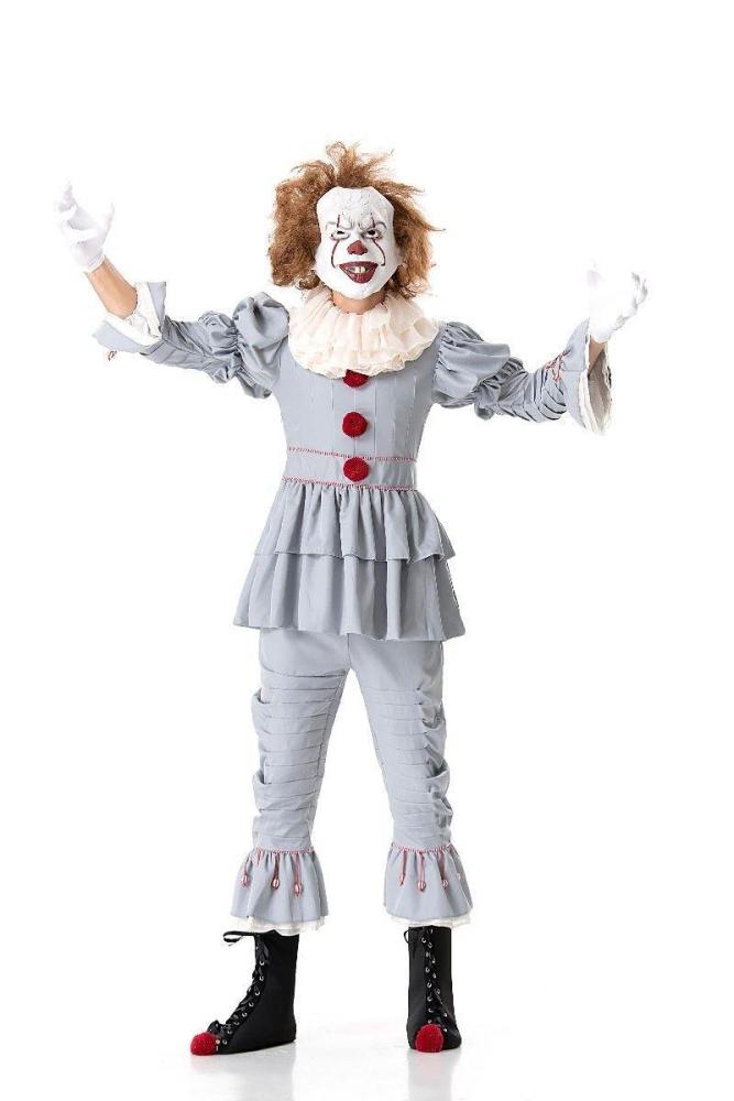 Stephen Kings It Joker Cosplay Costume Pennywise Costume Halloween Costumes Outfit Suit