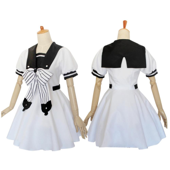 Anime Toilet-Bound Jibaku Shounen Nene Yashiro White Uniform Dress Suit