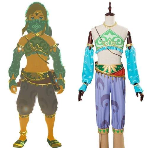 The Legend Of Zelda: Breath Of The Wild Link Outfit Cosplay Costume For Females Women