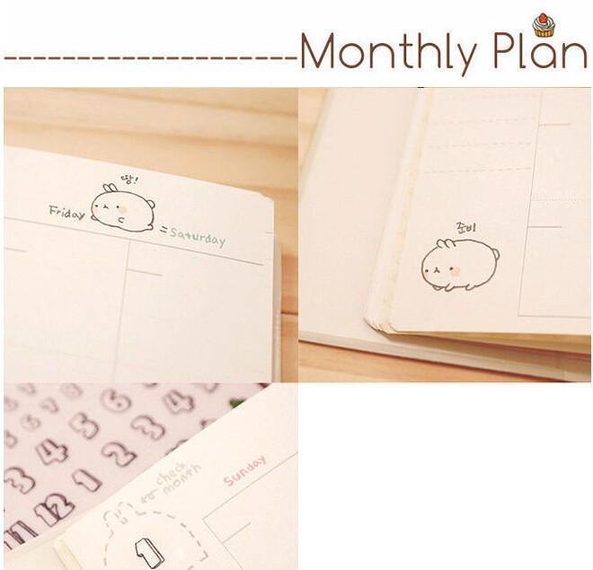 - Molang The Rabbit Daily Planner
