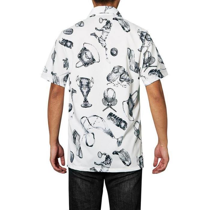 Men'S Hawaiian Shirts Sports Printed
