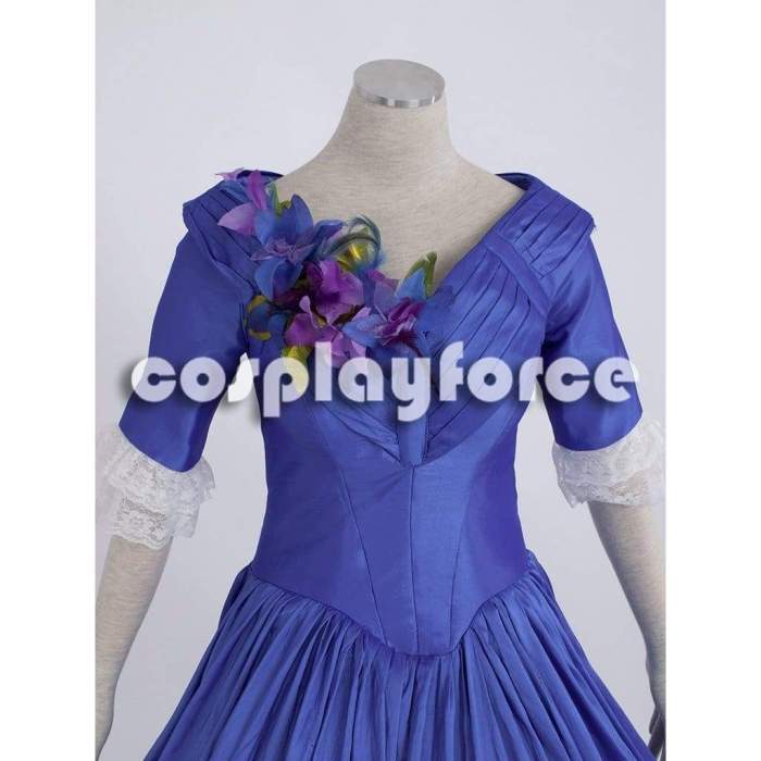 Film The Young Victoria Blue Cosplay Court Dress