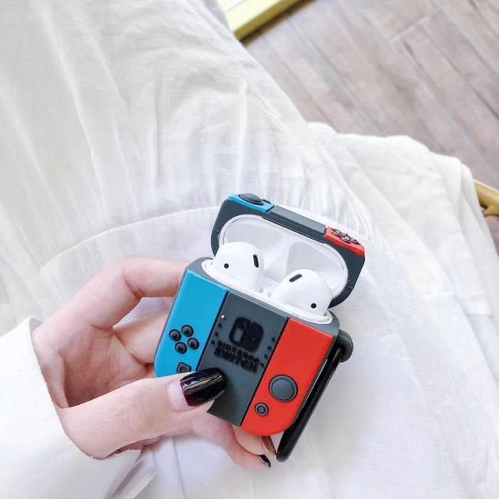 Switch Game Console Apple Airpods Protective Case With Keyring
