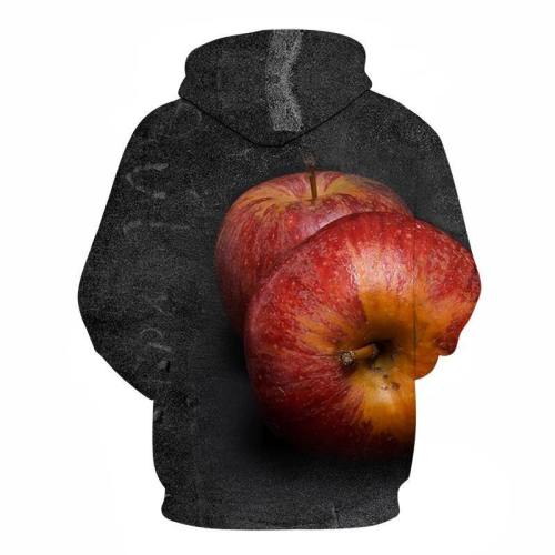 Pair Of Red Apples 3D - Sweatshirt, Hoodie, Pullover