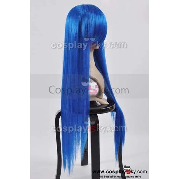 Fairy Tail Wendy Marvell Blue Cosplay Wig 100Cm