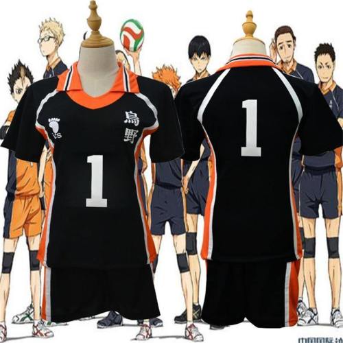 Haikyuu Karasuno High School Volleyball Sportswear Jerseys Uniforms
