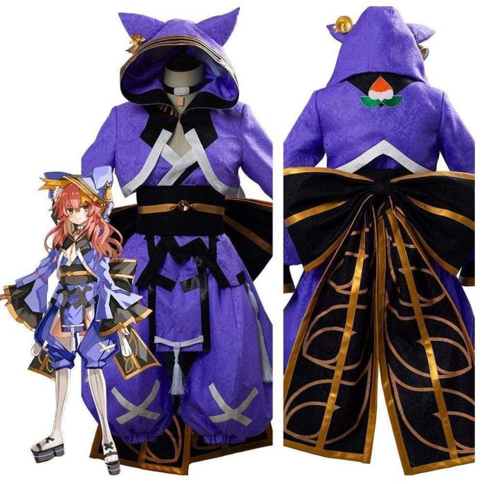 Game Fate/Grand Order Koyanskaya Tamamonomae Luxurious Cosplay Costume