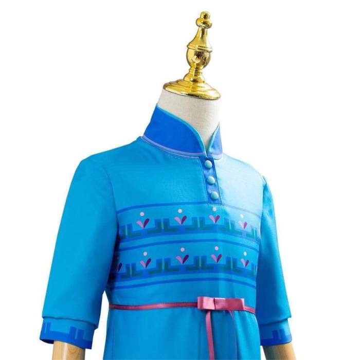 Frozen 2 Princess Elsa Fancy Dress Up For Kids Girls Cosplay Costume