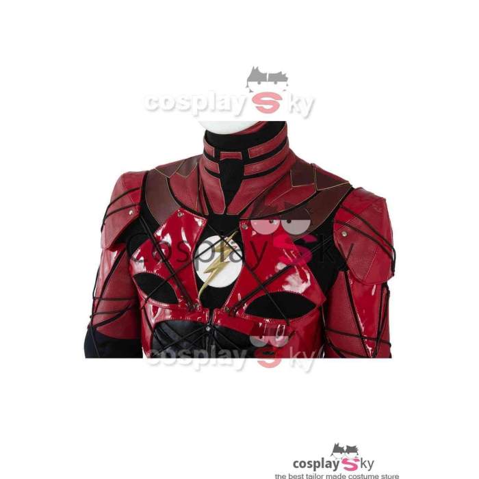 Justice League  Movie Barry Allen Flash Outfit Halloween Cosplay Costume