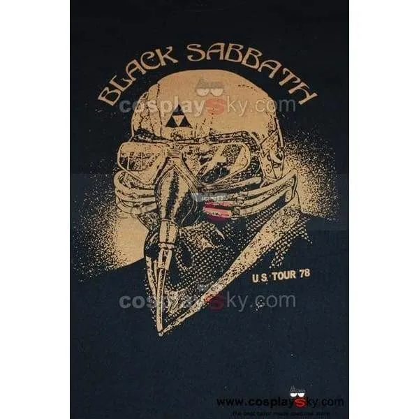 The Avengers Black Sabbath Iron Man Tony Stark T-Shirt Tee