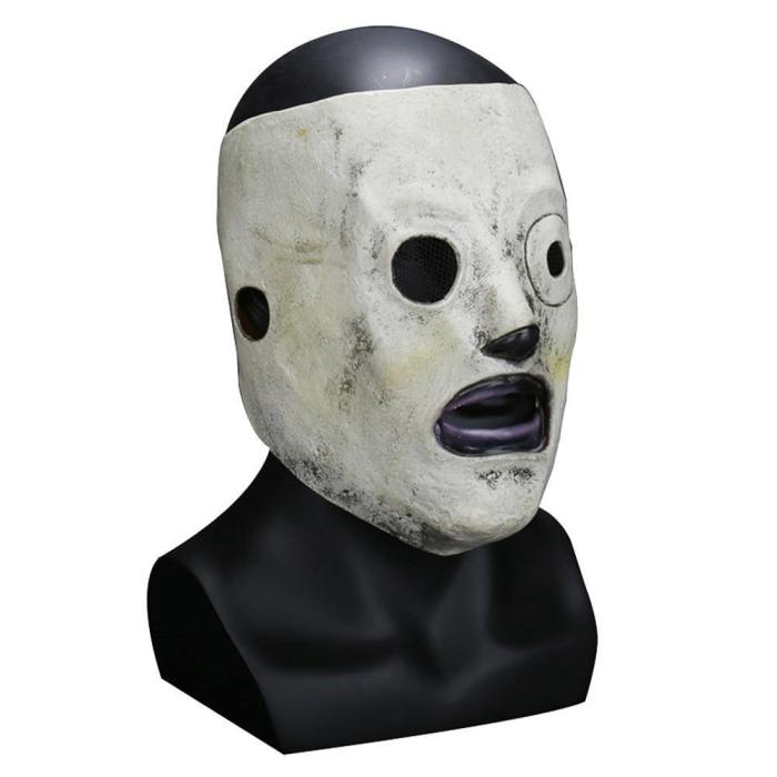 Horror Halloween Slipknot Corey Taylor Adult Latex Helmet Cosplay Accessories