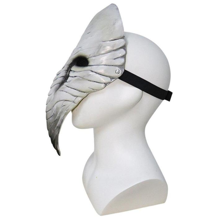 Plague Doctor Steampunk Bird Latex Mask With Led Light Halloween Props