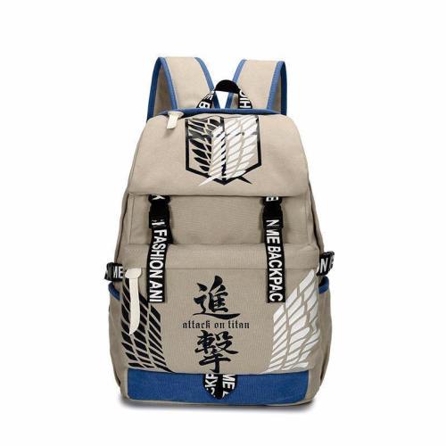 Anime Comics Attack On Titan Canvas Backpack Csso126