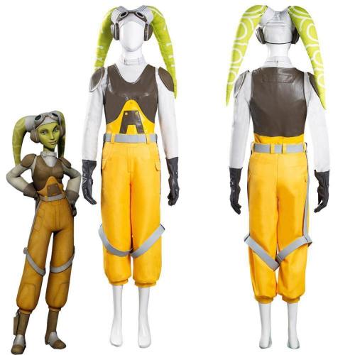 Star Wars Rebels Hera Syndulla Women Vest Pants Outfits Halloween Carnival Suit Cosplay Costume
